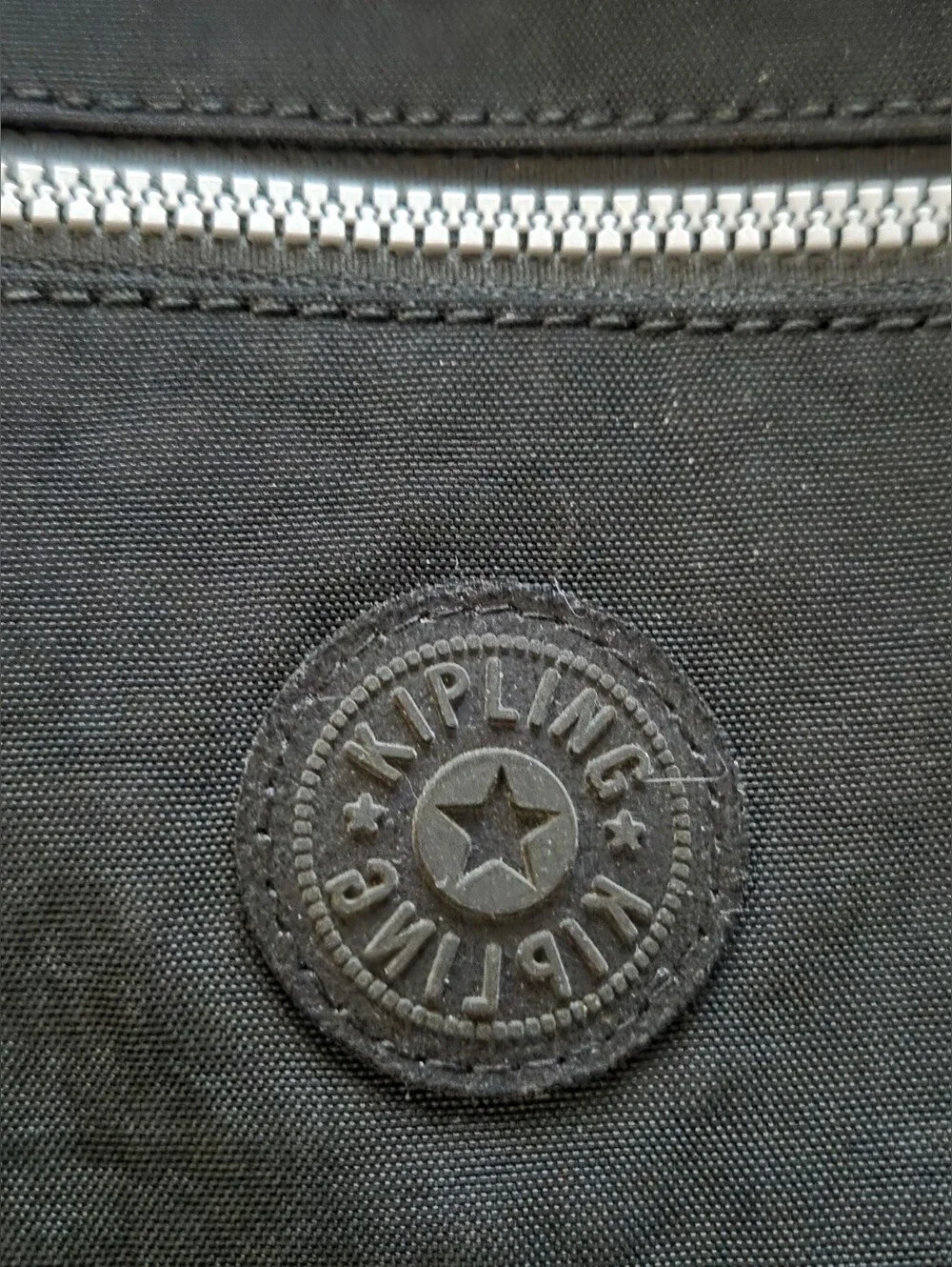 Kipling Black Compact Crossbody Messenger Bag